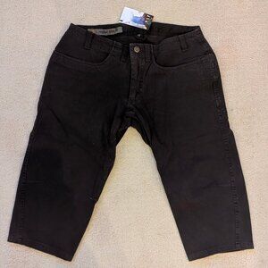 NEW Swrve Regular Trim Fit Knickers 32 33 Dark Gray Cotton cycling pants NWT